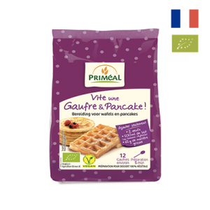 Bột bánh Waffle và Pancake hữu cơ Primeal 400g