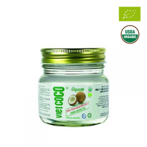Dầu dừa nguyên chất hữu cơ Vietcoco 200ml